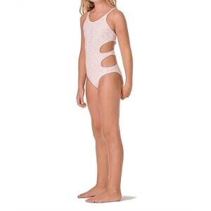NEW SUBMARINE girls' vacation mode one piece in bloom cream